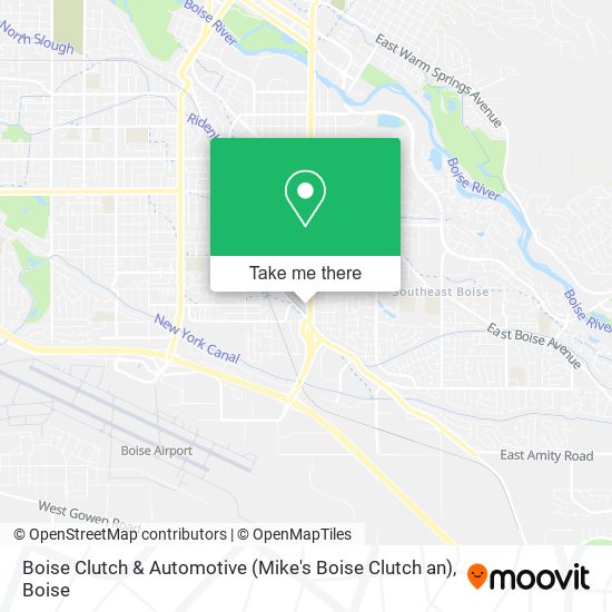 Mapa de Boise Clutch & Automotive (Mike's Boise Clutch an)