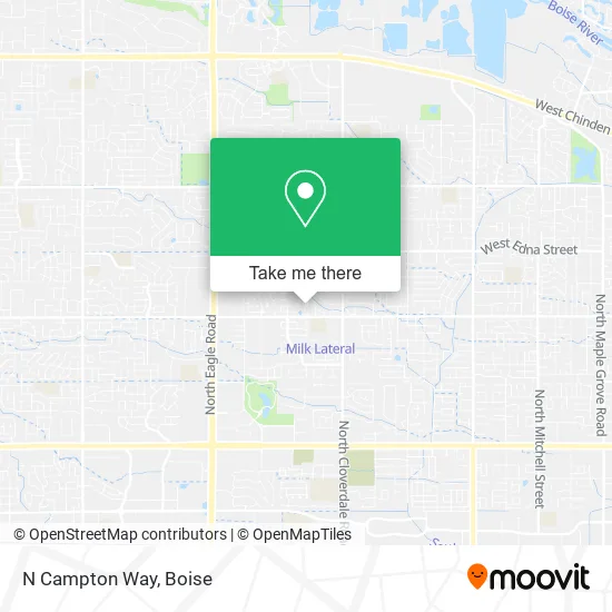 Mapa de N Campton Way