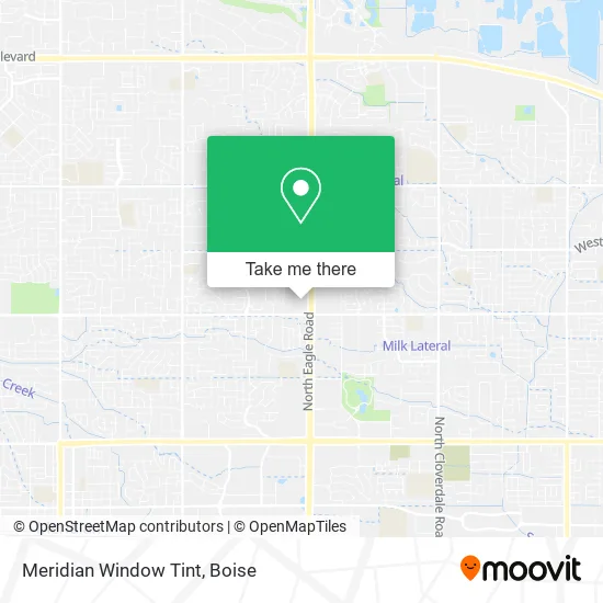 Meridian Window Tint map