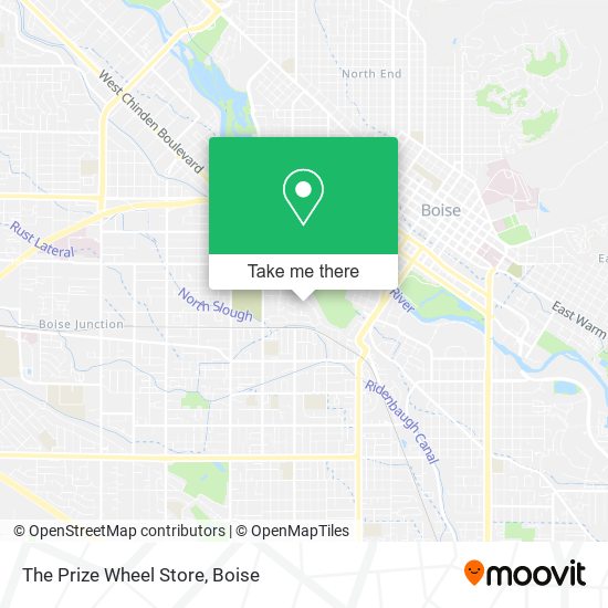 The Prize Wheel Store map