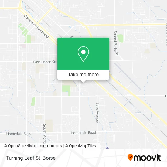 Mapa de Turning Leaf St