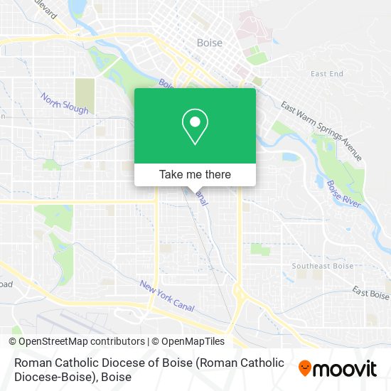 Roman Catholic Diocese of Boise map