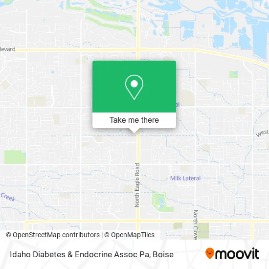 Mapa de Idaho Diabetes & Endocrine Assoc Pa