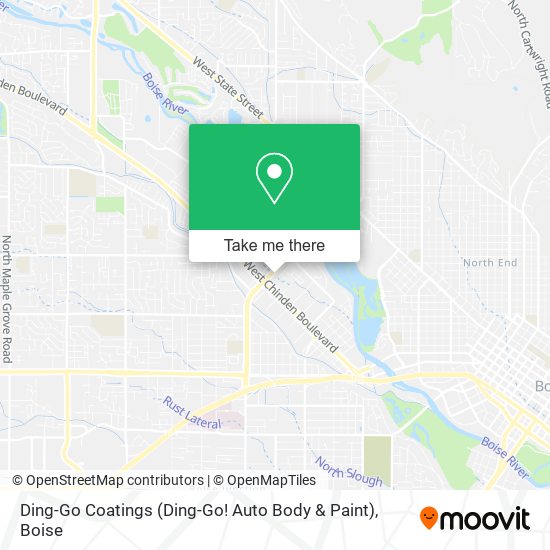 Mapa de Ding-Go Coatings (Ding-Go! Auto Body & Paint)