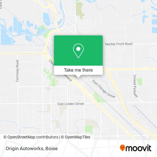 Origin Autoworks map