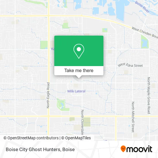 Mapa de Boise City Ghost Hunters