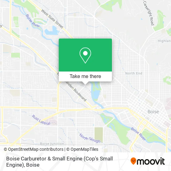 Boise Carburetor & Small Engine (Cop's Small Engine) map