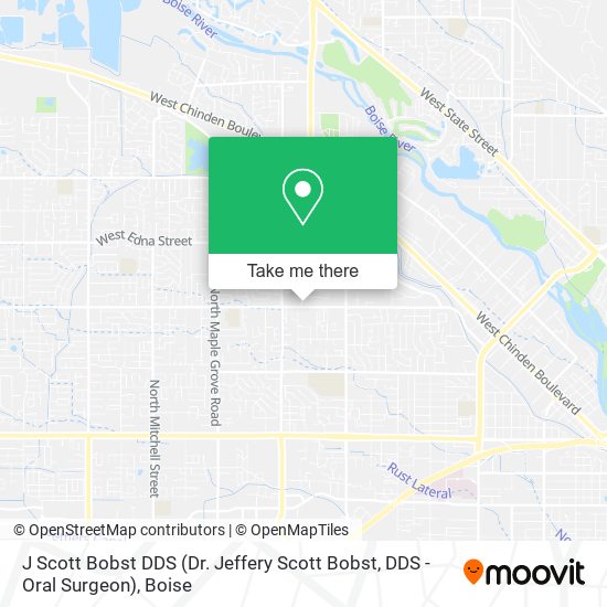 Mapa de J Scott Bobst DDS (Dr. Jeffery Scott Bobst, DDS - Oral Surgeon)