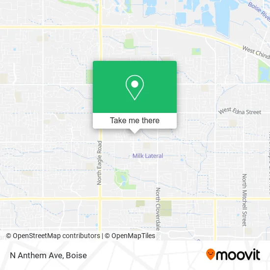 Mapa de N Anthem Ave