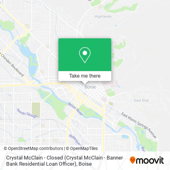 Mapa de Crystal McClain - Closed (Crystal McClain - Banner Bank Residential Loan Officer)