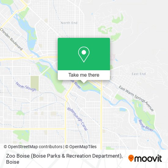 Zoo Boise (Boise Parks & Recreation Department) map