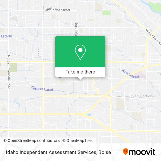 Mapa de Idaho Independent Assessment Services