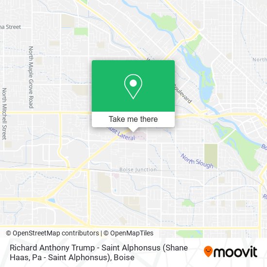 Richard Anthony Trump - Saint Alphonsus (Shane Haas, Pa - Saint Alphonsus) map