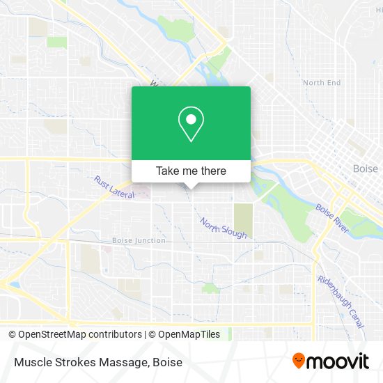 Muscle Strokes Massage map