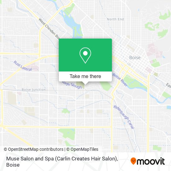 Muse Salon and Spa (Carlin Creates Hair Salon) map