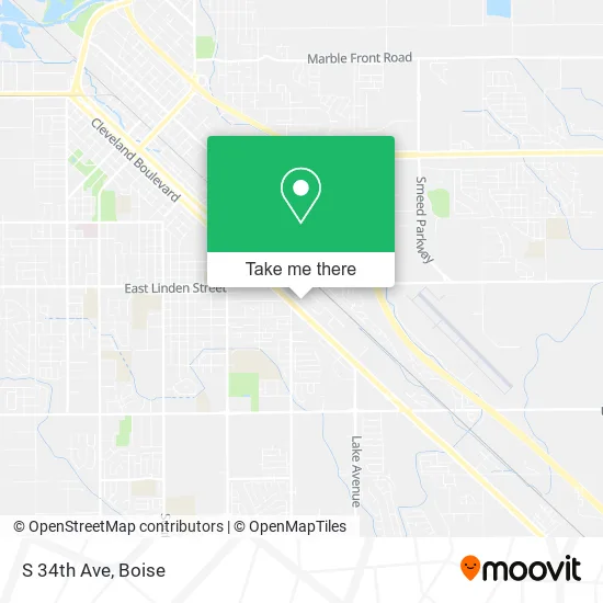 Mapa de S 34th Ave