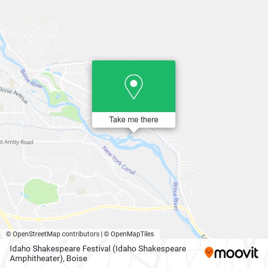 Idaho Shakespeare Festival (Idaho Shakespeare Amphitheater) map