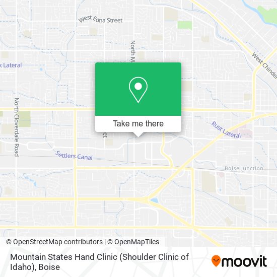 Mapa de Mountain States Hand Clinic (Shoulder Clinic of Idaho)