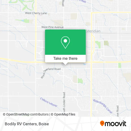 Bodily RV Centers map