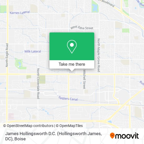 Mapa de James Hollingsworth D.C. (Hollingsworth James, DC)