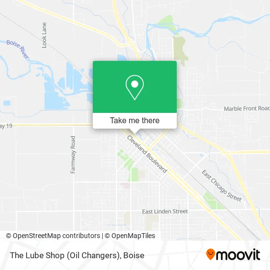 The Lube Shop (Oil Changers) map