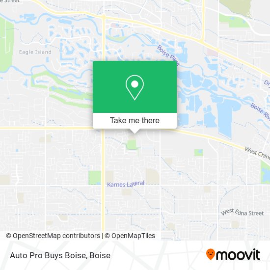 Auto Pro Buys Boise map