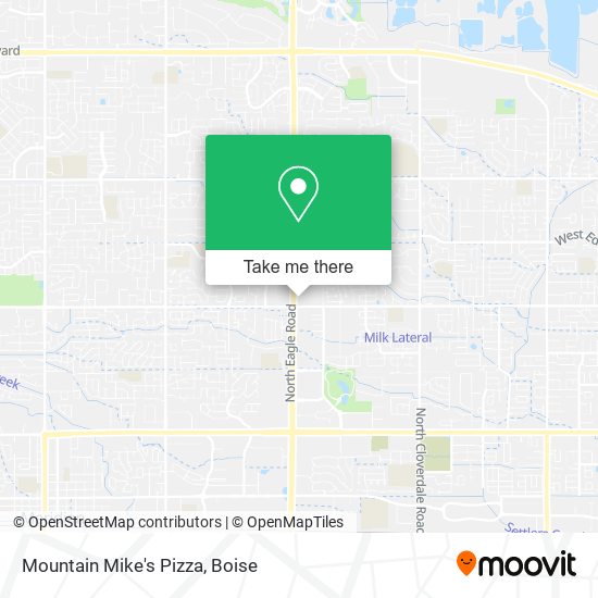 Mountain Mike's Pizza map