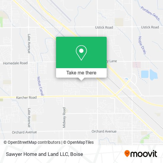 Sawyer Home and Land LLC map