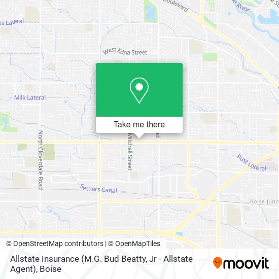 Allstate Insurance (M.G. Bud Beatty, Jr - Allstate Agent) map