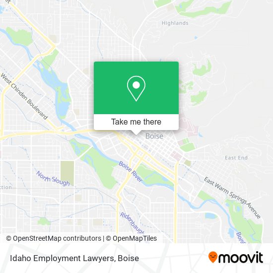 Mapa de Idaho Employment Lawyers