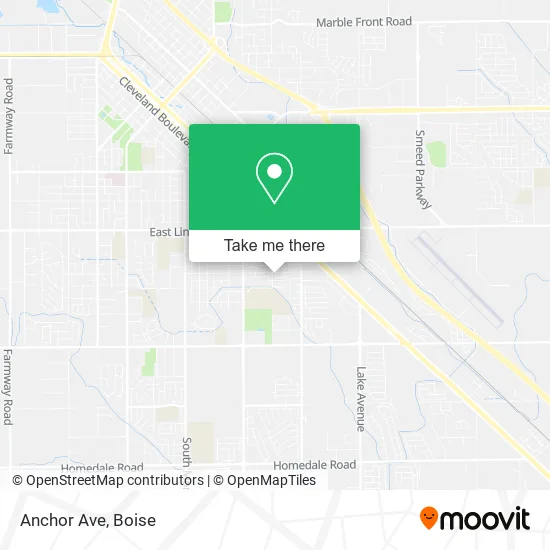 Mapa de Anchor Ave