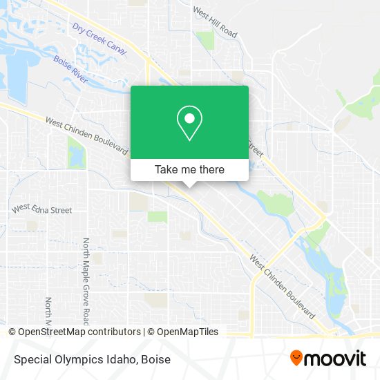 Mapa de Special Olympics Idaho