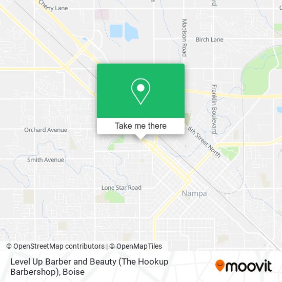 Level Up Barber and Beauty (The Hookup Barbershop) map