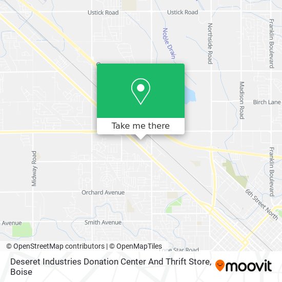 Deseret Industries Donation Center And Thrift Store map