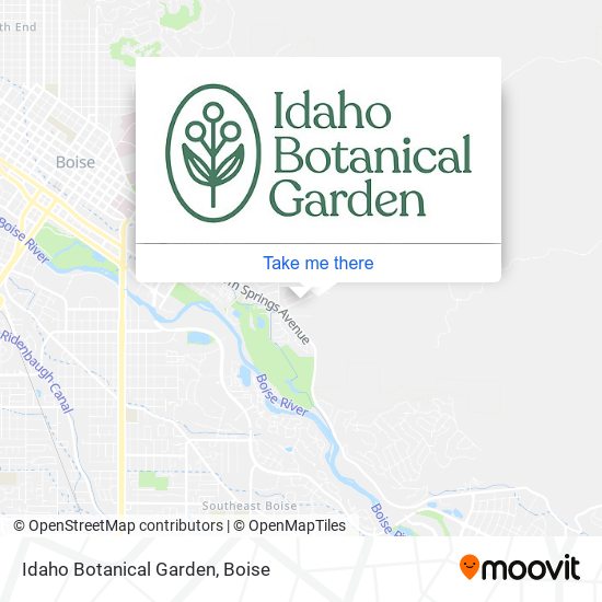 Mapa de Idaho Botanical Garden