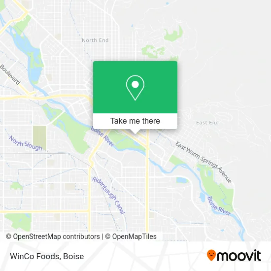 WinCo Foods map