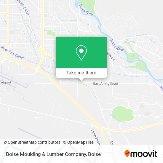 Boise Moulding & Lumber Company map