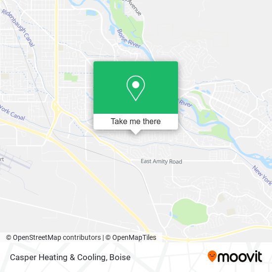 Casper Heating & Cooling map