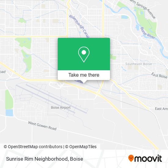 Sunrise Rim Neighborhood map