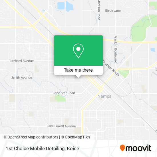 1st Choice Mobile Detailing map
