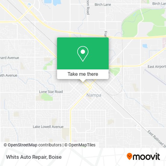 Whits Auto Repair map