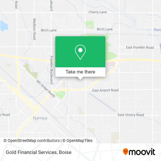 Mapa de Gold Financial Services