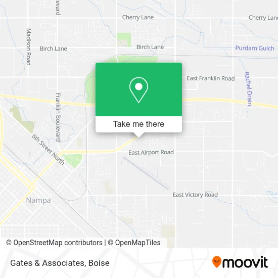 Gates & Associates map