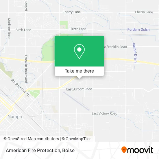 Mapa de American Fire Protection