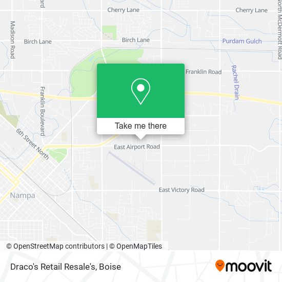 Draco's Retail Resale's map