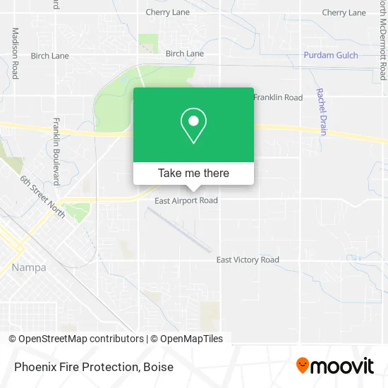 Phoenix Fire Protection map