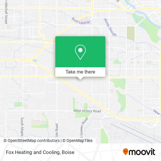 Fox Heating and Cooling map