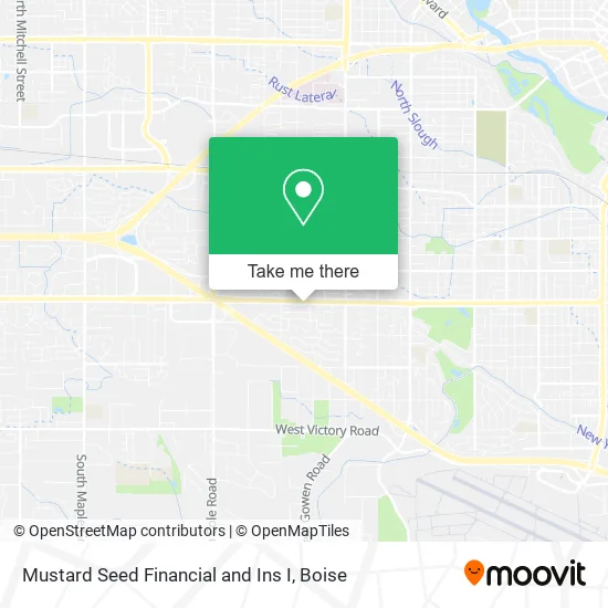 Mustard Seed Financial and Ins I map
