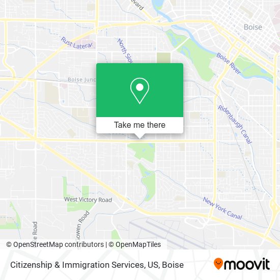 Citizenship & Immigration Services, US map