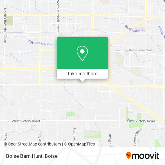 Boise Barn Hunt map
